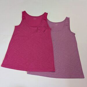 Ann Taylor Loft Womens Bundle of 2 Tank Tops, Purple & Pink, Size S